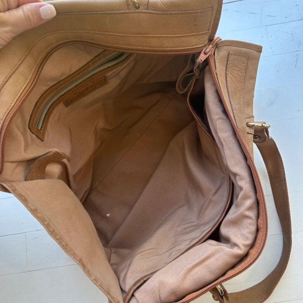 Vintage Leather Bag Brown - Picture 8 of 11